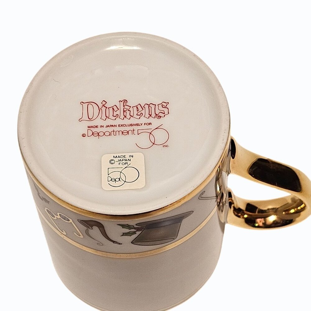 Rare Dickens Department 56 Christmas Mug Made in Japan - Picture 5 of 13